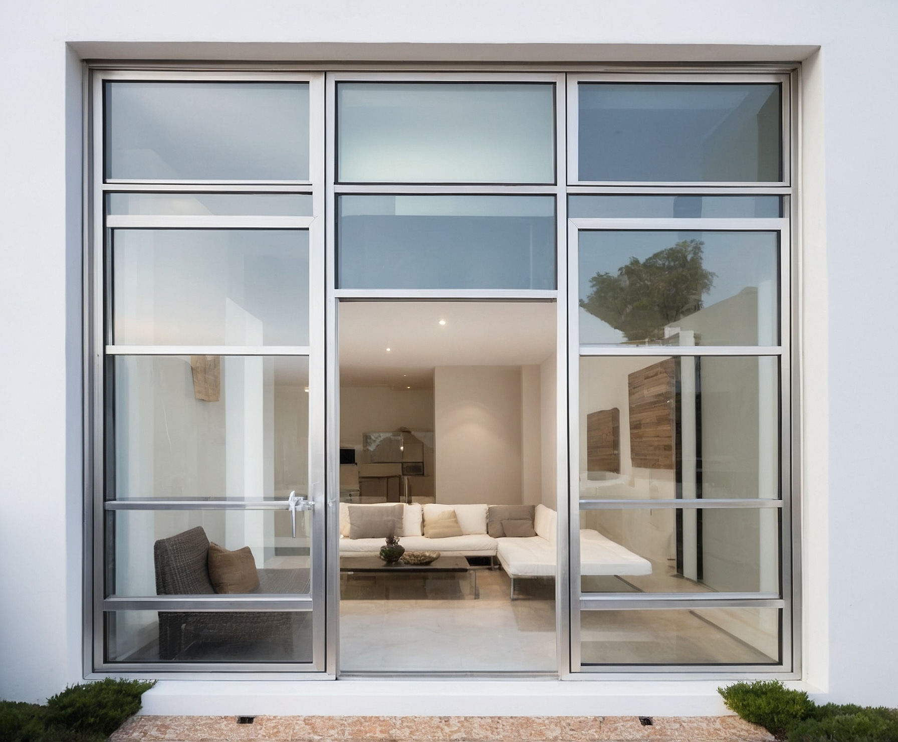 Ventanas de aluminio duraderas para zonas costeras
